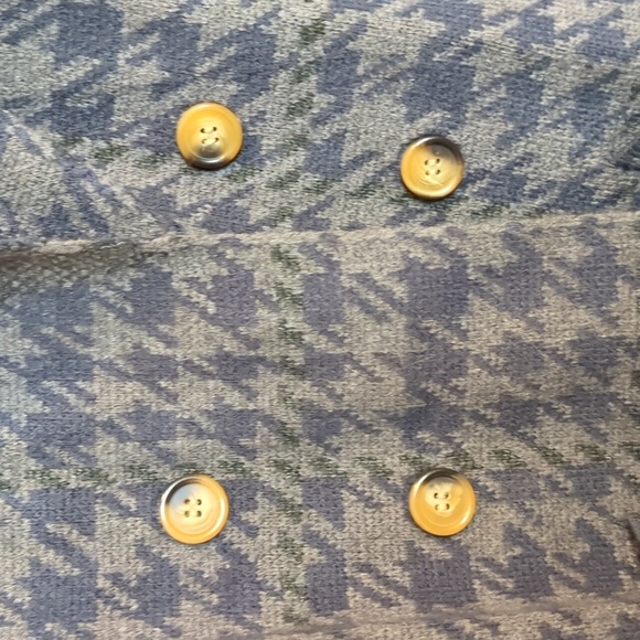 Be Cool Blue Grey Houndstooth Cardigan - Picture 3 of 8